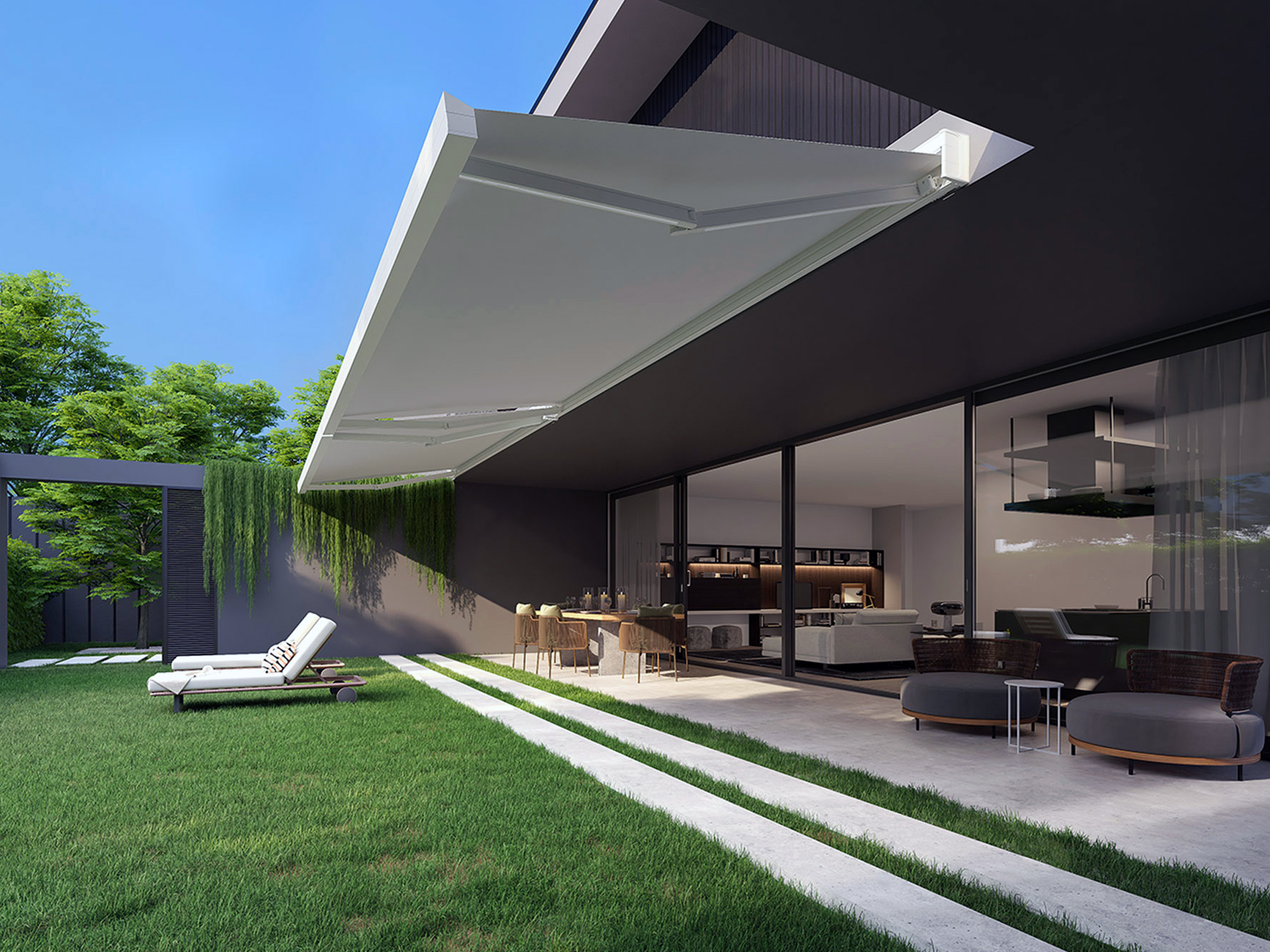 KE Outdoor Living - Gelenkarmmarkise mit Kassette